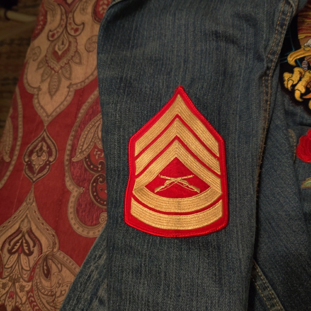 Vintage design (designed by me/patches) jean jacke